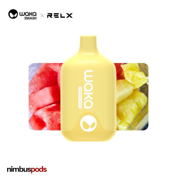 WAKA Smash x RELX Disposable Pinenana Melon | Nimbus Pods